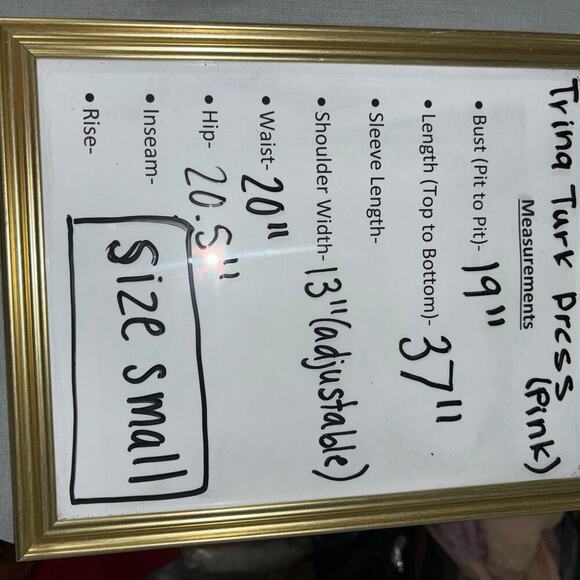 Trina Turk Haipo Shift Dress Hot Pink Flutter Sleeve Tie-Back | Size Small - Picture 15 of 15